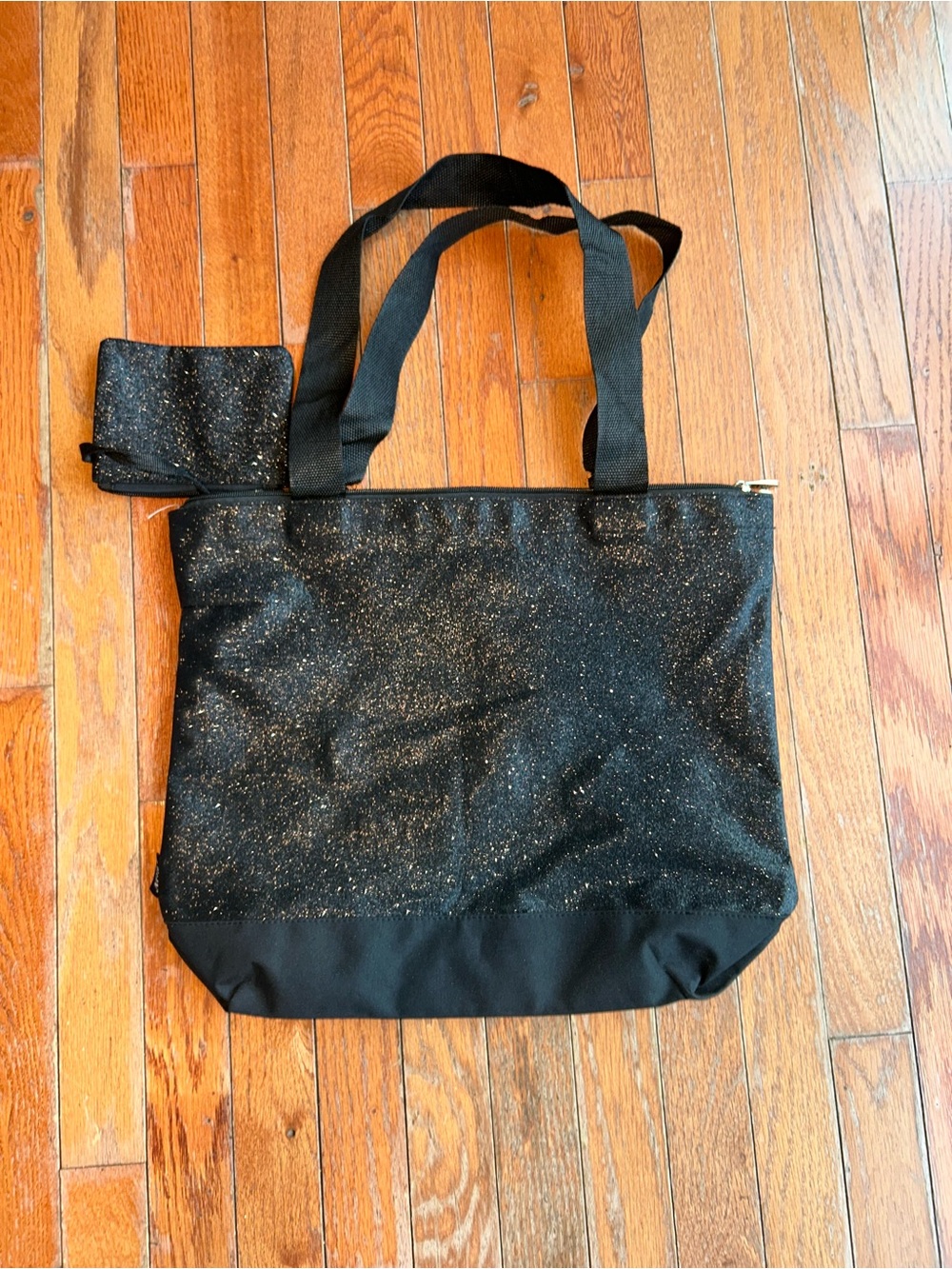 N-Gil Halloween Glitter Trick or Treat Tote Bag w/ Matching Wristlet - Picture 4 of 7